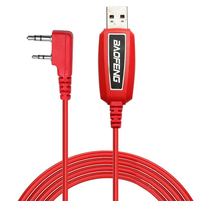 Baofeng 2 Pins Plug USB Programming Cable for Baofeng UV-5R  UV-21 13 BF-888S Quansheng K5 K6 Walkie Talkie FTDI Upgrade Cable