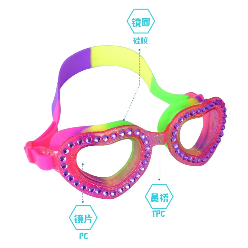 Children's Boys Girls Cartoon Baby Swimming Goggles | SAMAG
