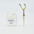 Stainless Steel Toothpick Dental Floss Portable Dental Floss 304 Oral Care Cleaning Gaps Tartar Y Shape Flossing Toothpick