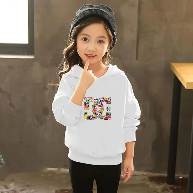 Children's hoodie 3-12 years girls pink boy black | SAMAG