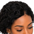 TIMOPOL Short Deep Wave Pixie Cut Lace Front Human Hair Wig HD Transparent Lace  Pre Plucked Hairline Short Curly Bob Wigs