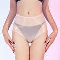 Sexy Unisex Oil Shiny Sheer See Through Boxer High Elastic Safety Short Smooth Bottom Wear Glossy Ultrathin Underwear Slim  Body