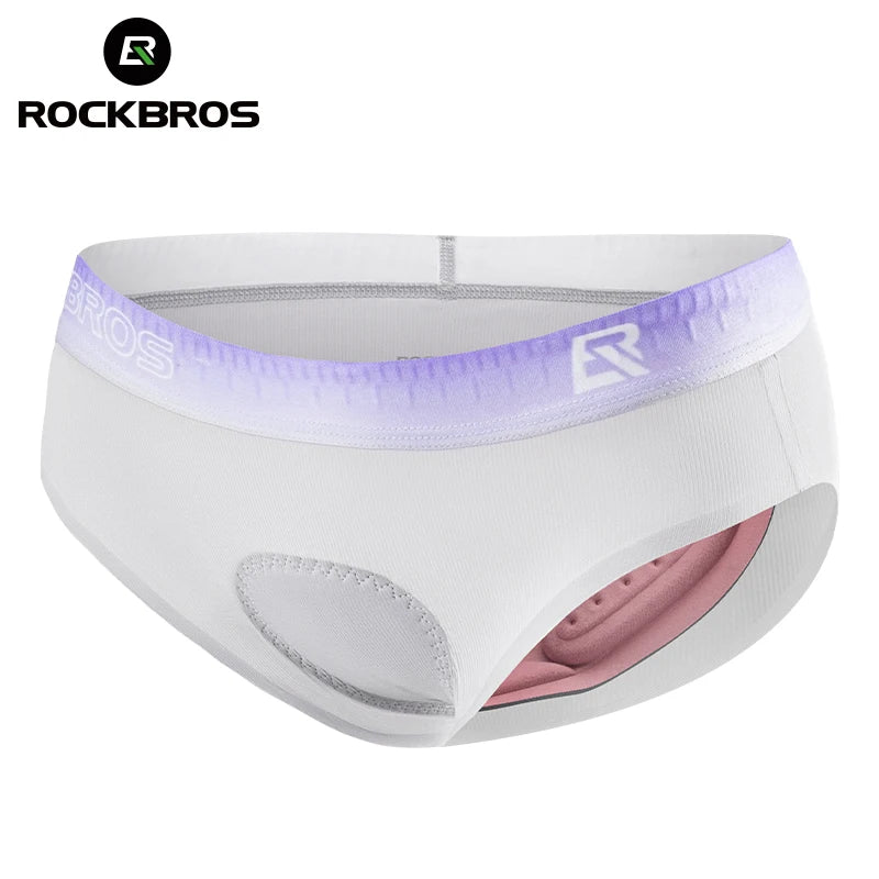 ROCKBROS Women Cycling Underwear Padded Shockproof Mountain MTB Bicycle Shorts Comfortable Underwear Tights Women Shorts