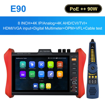 WANGLU 8 inch Monitor POE++ 90W SFP 4K H.265 IP 8MP | SAMAG