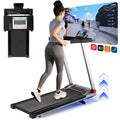 Hot 3.0HP Treadmill with 5% Incline Folding Handles App - View 9 | SAMAG