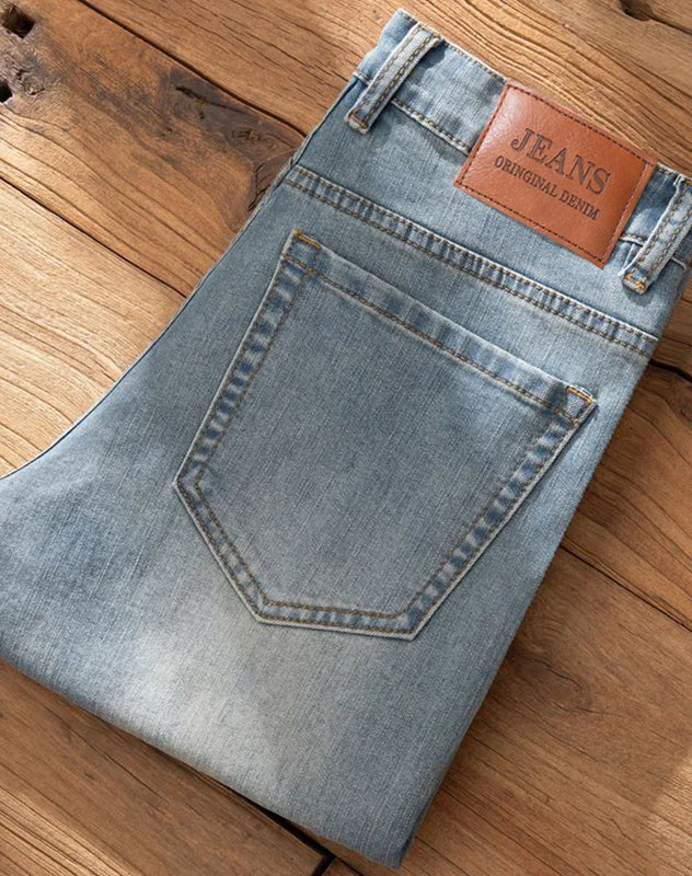 Men's Premium Lightweight Business Stretch Denim Pants | SAMAG