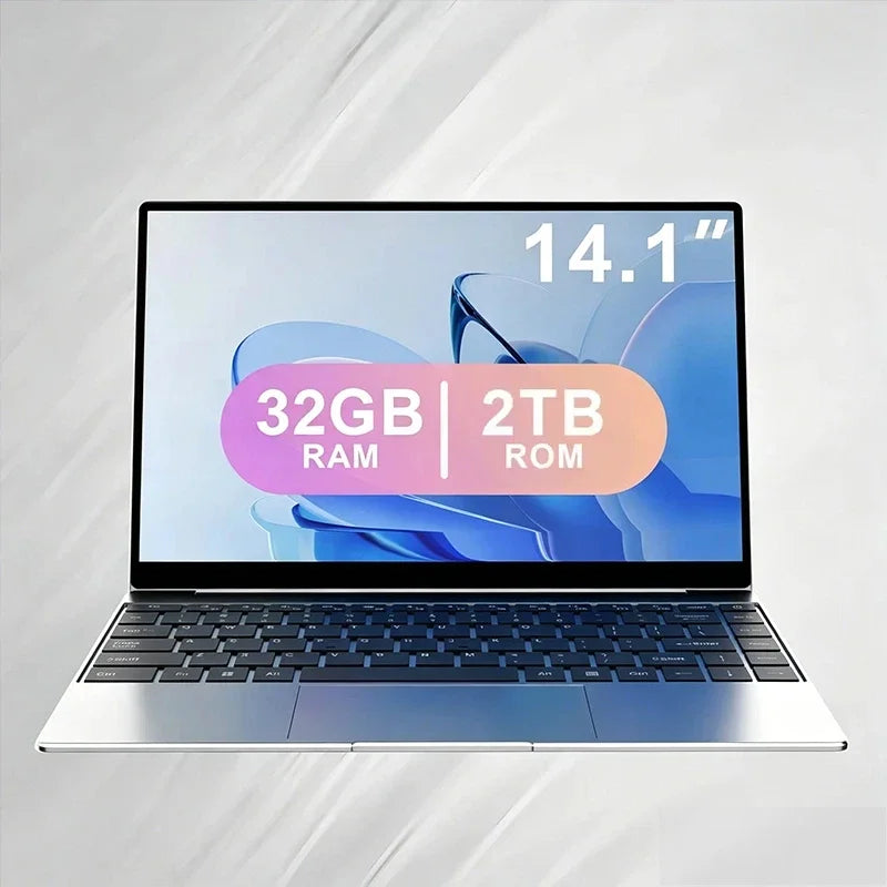 Intel Core I9 9900 Laptop Windows 11 16GB RAM 1TB SSD 4K HD Screen Portable Slim Laptops PC Gamer 14.1 inch Computer Office