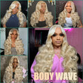180Density Honey Blonde Wig Long Body Wave Lace Front Wigs Blonde 13x4 Hd Lace Frontal Wig Pre Plucked Daily Wear For Women