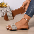 Women's 2026 New Outdoor Casual Walking Flat Flip-flops Summer Plus Size Non-slip Comfortable Walking Beach Flip-flops.