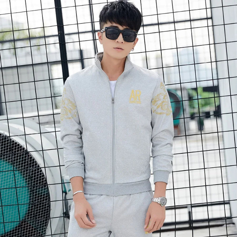 Plus Size 5XL 6XL Men's Tracksuit Autumn Clothes | SAMAG