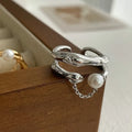 VENTFILLE 925 Sterling Silver Geometric Multilayer Round Bead Ring Female Fashion Punk Temperament - Visuel 17 | SAMAG