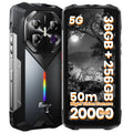 FOSSIBOT F113 5G Rugged Phone 50M Flashlight Dimensity 7050 5G 110dB Speaker 12GB+256GB 20000mAh 33W Android 15 Smartphone