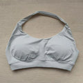 HBC Women's Sports Bra High Elastic Halter Top Push-up Fitness Workout Underwear Seamless Gym Tops Yoga Bra