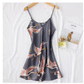 Sexy Nightwear Gown Set Women Pyjama V-Neck Pajamas Silky | SAMAG