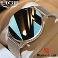 LIGE New Smart Watch 2026 Wireless Charging Custom Watch Face Smartwatch Bluetooth Call Smart Watches Men Women Fitness Bracelet