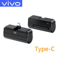 VIVO 50000mAh Capsule Power Bank 22.5W Fast Charging Powerbank LED Digital Display Portable External Battery For iPhone Samsung