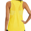 TACVASEN Womens Mesh Racerback Workout Tank Top Yoga Sleeveless Shirt High Low Curved Hem Quick Dry Breathable Athletic Vest