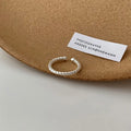 925 Sterling Silve Love Heart Hollowed Out Ring For Women Girl Extremely Fine Korea Ins Jewelry Gift Dropshipping