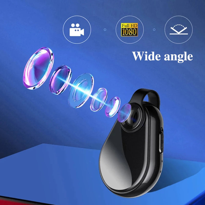 1080P Action Camera Oculta Wide View Angle Portable Small Nacklace Audio Video Voice DV Dictaphone 8-128GB Digtal Recorder Cam