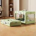 Pet Supplies Portable Pet Air Bag Folding Dog Suitcase Out Car Carrying Large Capacity Cat Checked Transparent Box