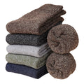 5pairs Unisex Ethnic Style Vintage Thick Wool Warm Crew | SAMAG