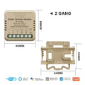 MOES Tuya Smart ZigBee WiFi Switch Module Dimmer Curtain Switch Smart Life App Remote Control Alexa Google Home Voice Control