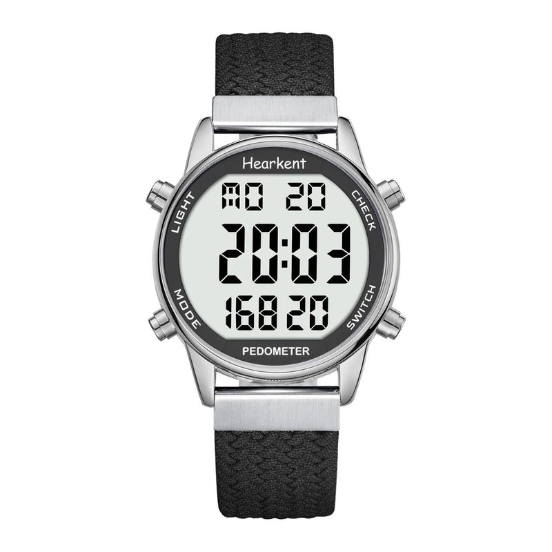Hearkent Pedometer Sport Watches Step Counter Watch Women Digital Calories Mile Stopwatch Countdown for - Visuel 7 | SAMAG