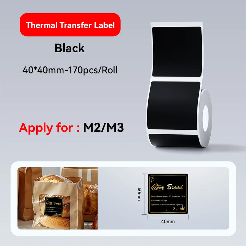 Thermal Transfer Labels for Niimbot M2/M3 Printer Ribbon - View 30 | SAMAG