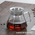 Glass Drip Coffee Maker,Diamond Design Glass Dripper and Filter Holder Manual Coffee Brewer for Home and Office