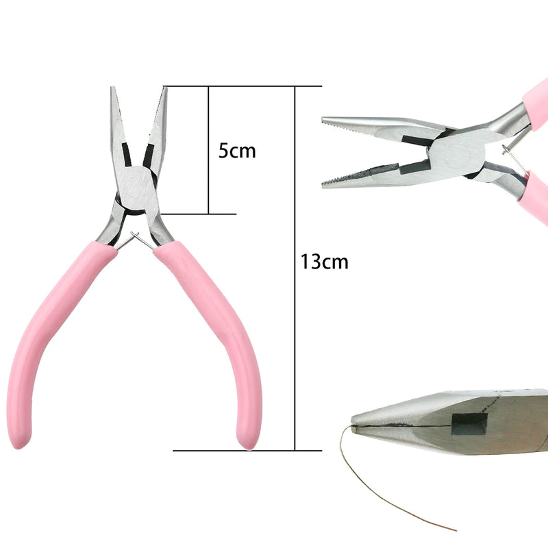 Multifunctional Hand Tools Jewelry Pliers with round Nose End - Cutting Wire Tool for DIY Handmade Jewelry Making Accessories
