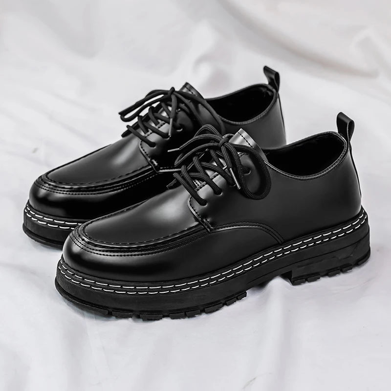 2026 New Men's British Style Business Casual Shoes, Fashion Non-slip Comfortable Versatile Daily Office Walking Shoes