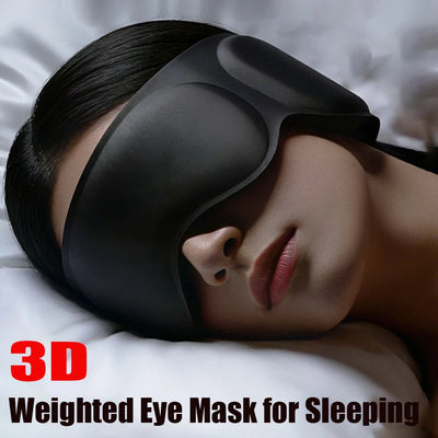 Weighted Eye Mask For Sleeping With Ear Cover 3D Blackout | SAMAG