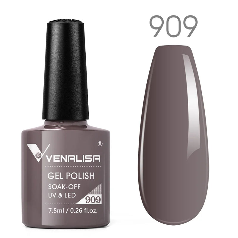 VENALISA Non Cleansing Topcoat Nail Art 7.5ml Soak off Base Coat Foundation No Wipe Top Coat Nail Gel Funny Bunny Gel Varnish