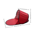 Pop Up Beach Tent UPF50+ UV Protection Silver Coating | SAMAG