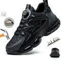 Indestructible Steel Toe Protective Safety Shoes Slip Resistant Abrasion Resistant Work Shoes Men Tough Comfortable Sneaker ﻿