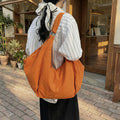 Japan Style Lightweight Shoulder Crossbody Bag Casual Nylon Women Big Bag Simple Student Handbag Fashion Commuting Hobos Bag