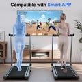 Hot 3.0HP Treadmill with 5% Incline Folding Handles App - View 3 | SAMAG