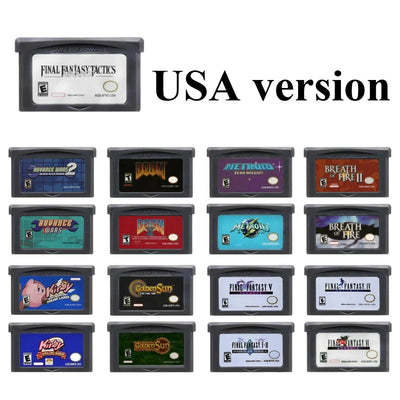 GBA Game Cartridge Final Fantasy Advance Wars Metroid | SAMAG