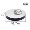 1Pcs Stainless Steel Bath Plug Kitchen Bathroom Accessory Rubber Drain Stopper Water Easy to Use Bath Tub Caps