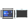 Windows 11 OS 10.1 Inch Rugged Tablets 16GB 256GB+1TB Fingerprint Reader GPS 4G LTE Industrial Waterproof Tablet