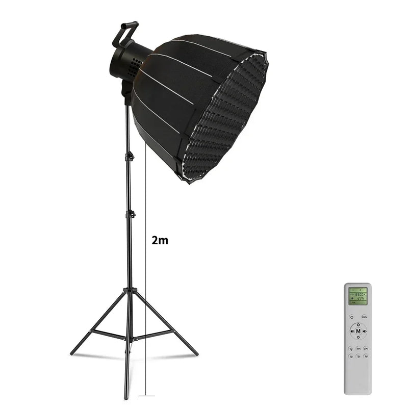 135W Bowens Reflector Video Studio Honeycomb Softbox Photography Light Dimmable LED Light Flash Studio Lighting 3000-6000K