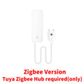 Tuya WiFi ZigBee Water Sensor Leakage Alarm Flood Leak Detector Smart Home APP Remote Control Security Protection Support Alexa