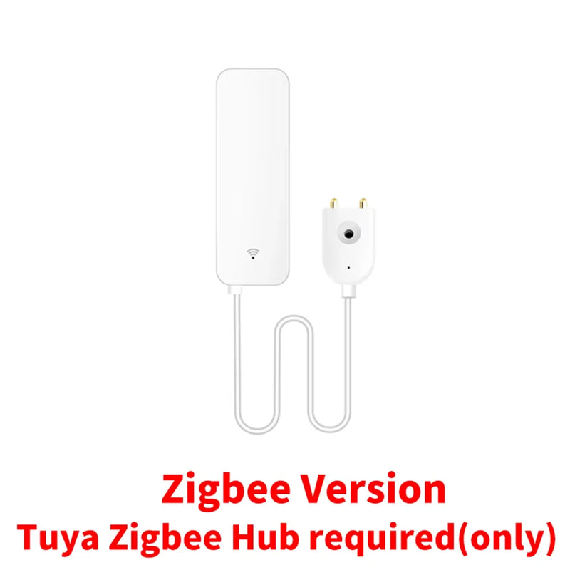 Tuya WiFi ZigBee Water Sensor Leakage Alarm Flood Leak Detector Smart Home APP Remote Control Security Protection Support Alexa