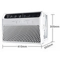 1500W Smart Inverter Window-Type Portable Air Conditioner with Cooling and Dehumidification