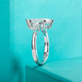 AnuJewel 4cttw Marquise Cut D Color Moissanite Diamond Engagement 925 Sterling Silver Rings For Women Jewelry Wholesale