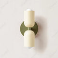 LED Creative Cream Wind Double Headed E27 Hotel Restaurant Wall Light Indoor Home Bedroom Bedlight Living Room Corridor Lighting