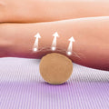 2Pcs Yoga Fascia Ball Cork Massage Ball Small Muscle Roller Fitness Massage Tool Neck Back Relaxation Trigger Point Therapy