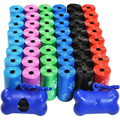 5-100Rolls Dog Poop Bag Outdoor Cleaning Pets Supplies | SAMAG