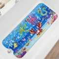 1pc Baby Bath Mat for Tub Non Slip Kids Bath Mat - 40x10cm Extra Long Cartoon Bathtub Mat Toddler Bath Mats with Suction Cups