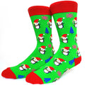 2025 New Men Christmas Socks New Year Funny Snowflake Beer Santa Claus Elk Snow Cotton Happy Socks Men Cartoon Women Sokken
